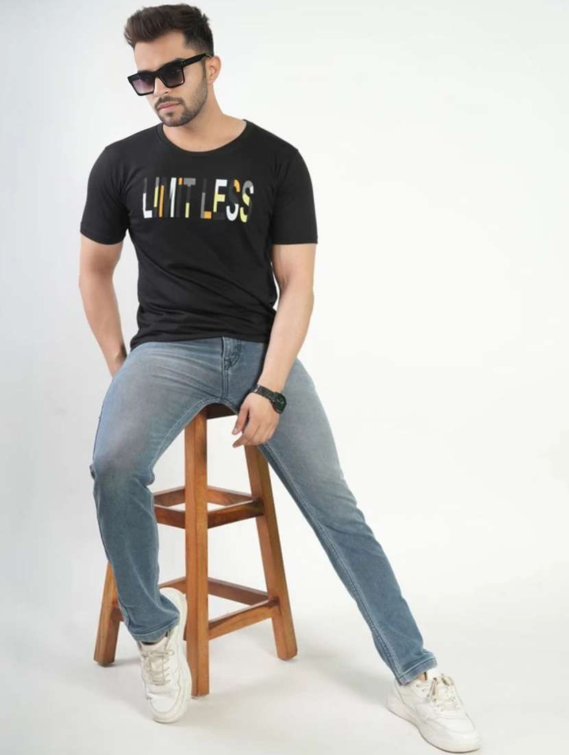 men printed short sleeves regular fit t-shirt - 22582883 -  Standard Image - 2