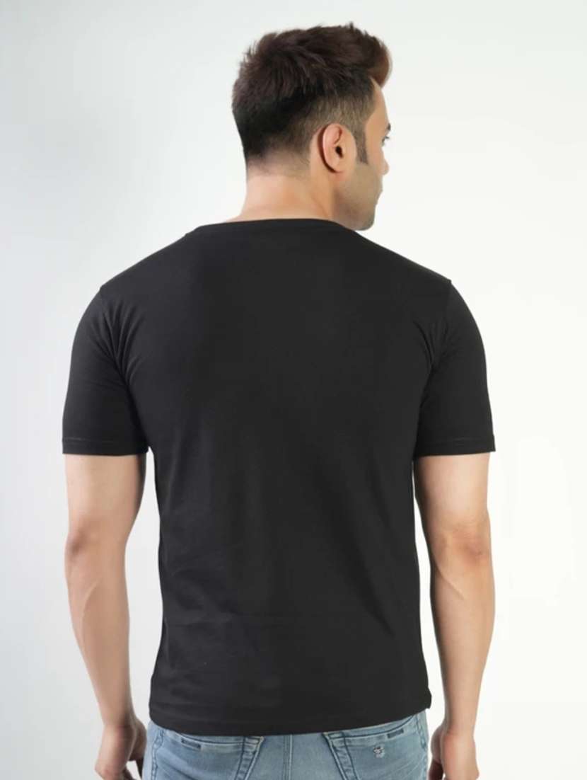 Men Printed Short Sleeves Regular Fit T-shirt - 22582902 -  Standard Image - 2