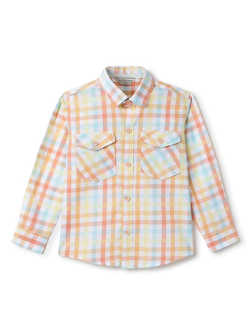 Boys Printed Long Sleeves Regular Shirt - 22586380 -  Standard Image - 2