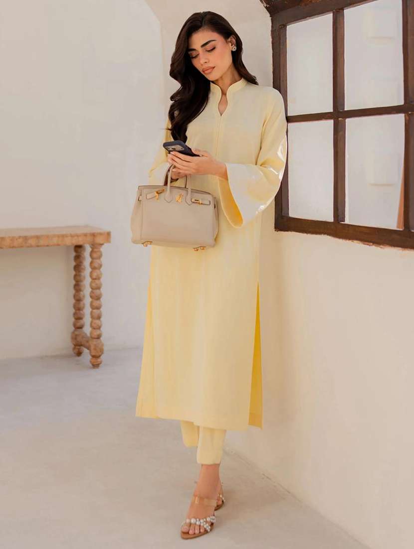 Women Embroidered Long Sleeve Kurta Pant With Dupatta Set - 22586390 -  Standard Image - 2