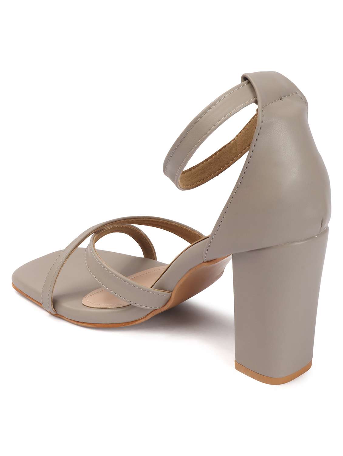 women solid ankle strap sandal - 22588042 -  Standard Image - 2