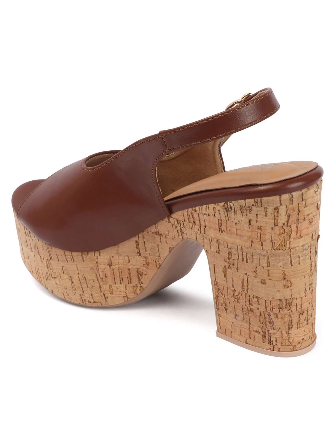 women solid back strap sandal - 22588049 -  Standard Image - 2