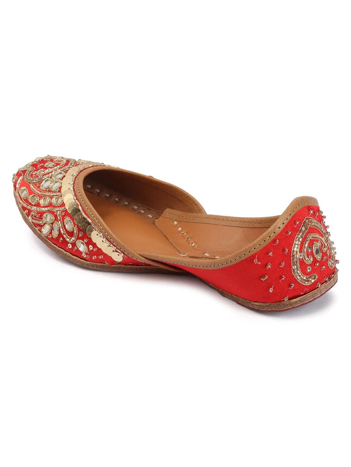 Women Embroidered Slip On Jutis - 22588058 -  Standard Image - 2