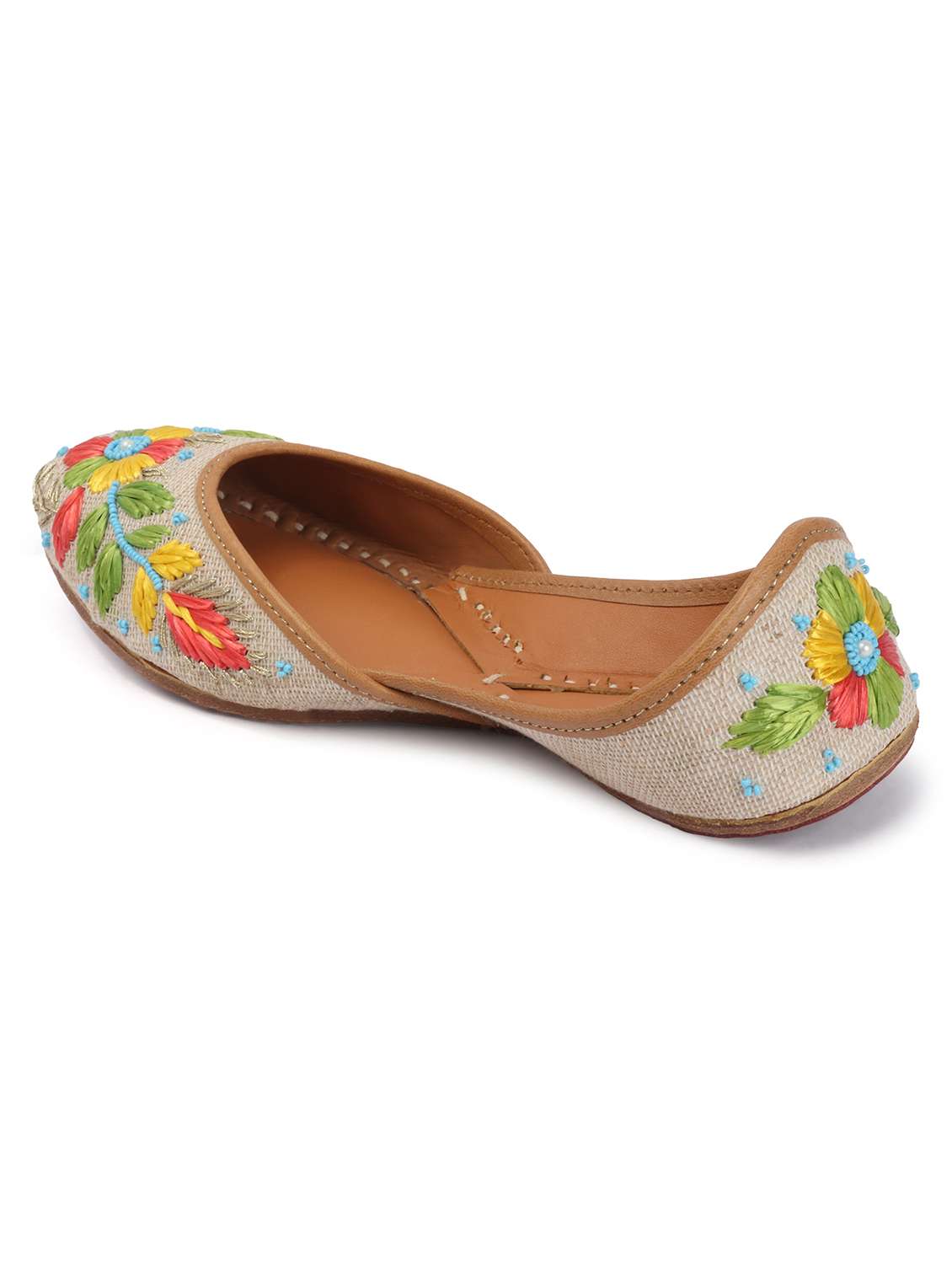 Women Embroidered Slip On Jutis - 22588065 -  Standard Image - 2