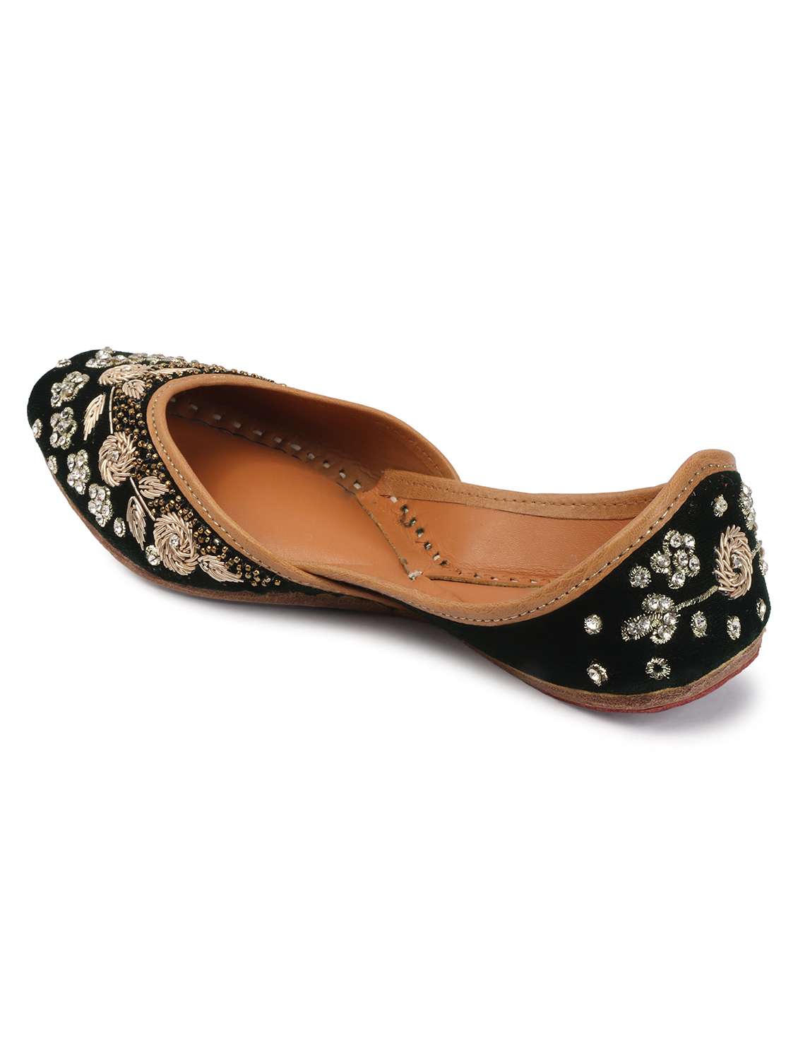 women embroidered slip on jutis - 22588071 -  Standard Image - 2