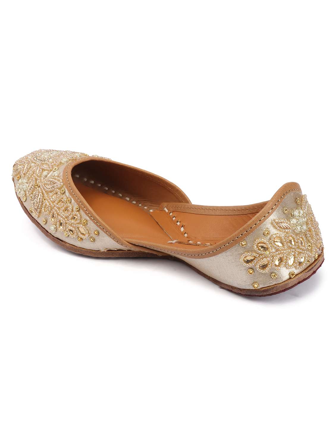 women embroidered slip on jutis - 22588076 -  Standard Image - 2
