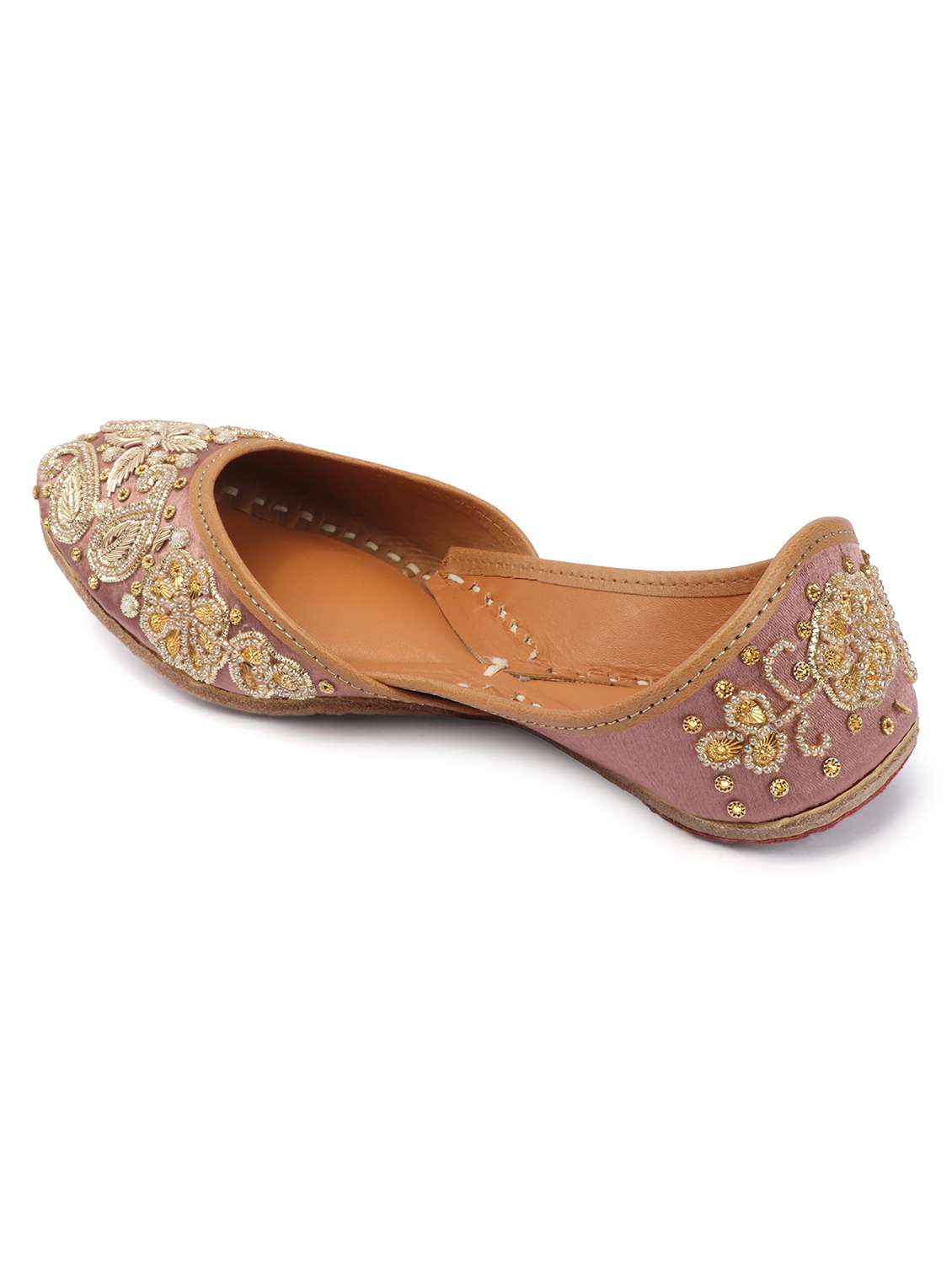 women embroidered slip on jutis - 22588078 -  Standard Image - 2