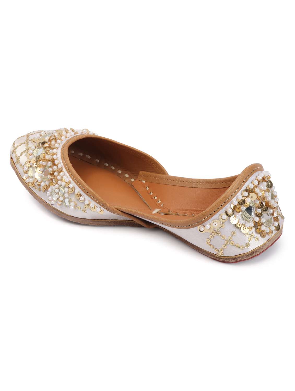 women embroidered slip on jutis - 22588080 -  Standard Image - 2