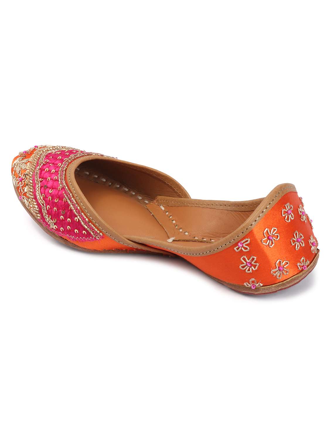 women embroidered slip on jutis - 22588083 -  Standard Image - 2