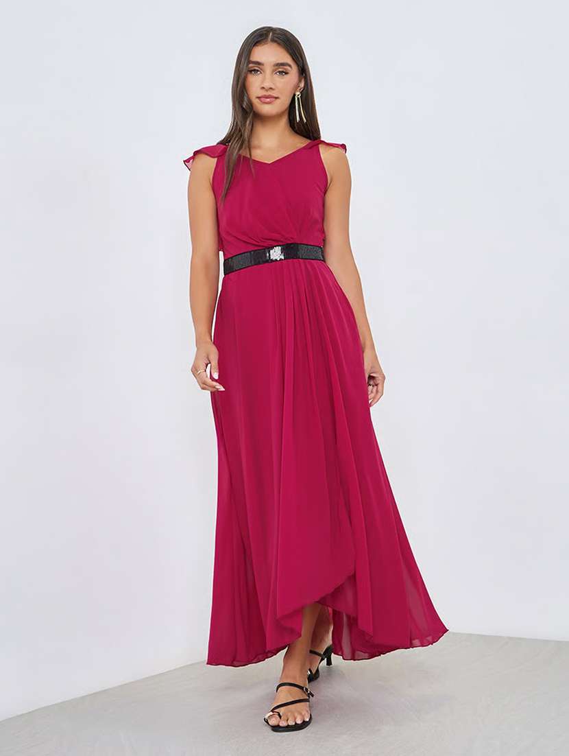 women embellished sleeveless fit and flare dress - 22588132 -  Standard Image - 2