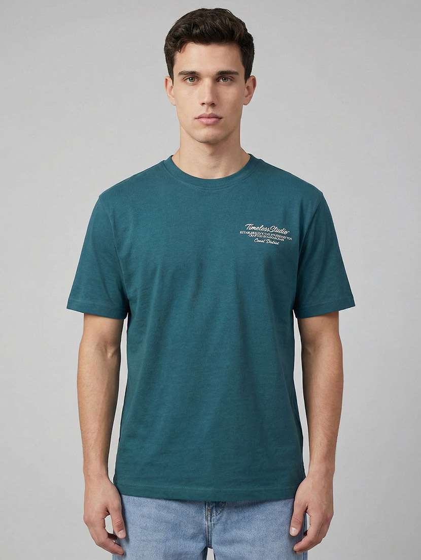 men printed short sleeve regular fit t-shirt - 22588263 -  Standard Image - 2
