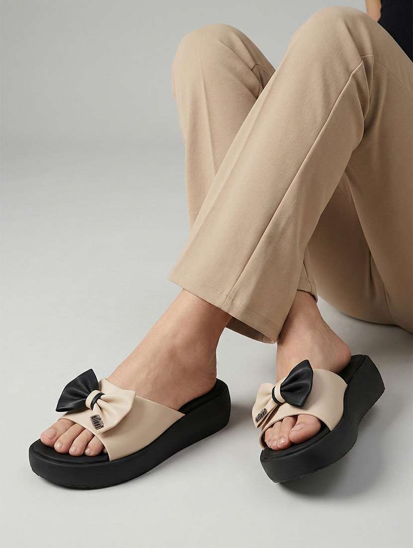 women colourblocked slip on wedges - 22588309 -  Standard Image - 2