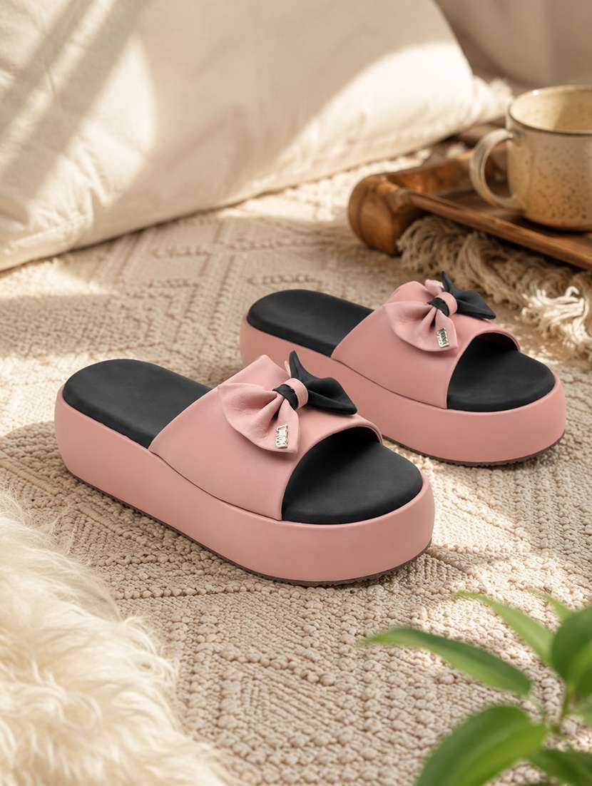 women colourblocked slip on wedges