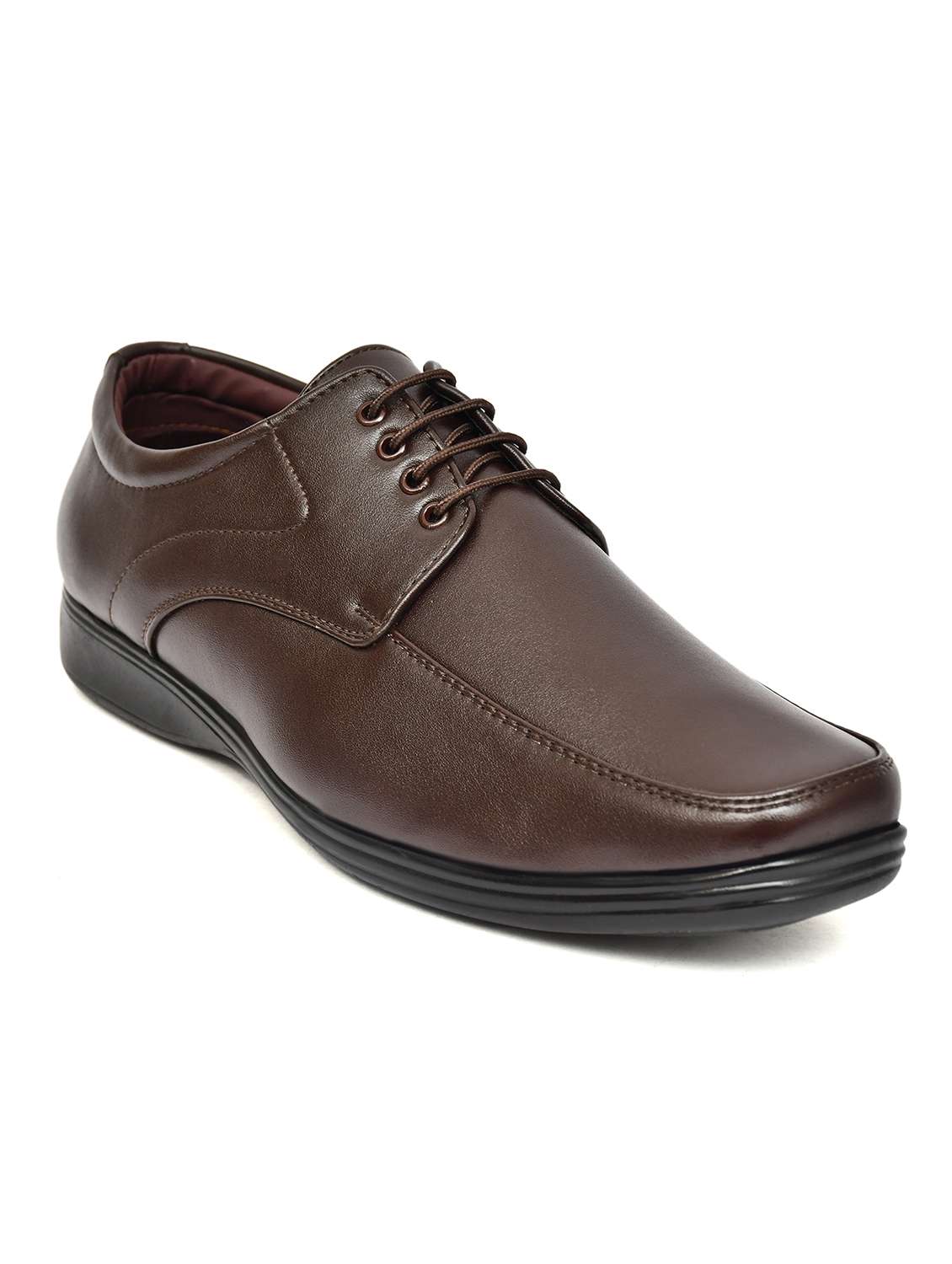 men brown lace-up derby - 22588482 -  Standard Image - 2