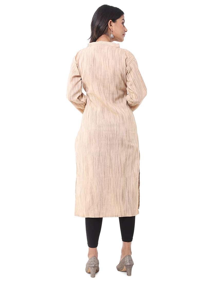 Women Pack Of 2 Three Quarter Sleeve Straight Kurta - 22588555 -  Standard Image - 2
