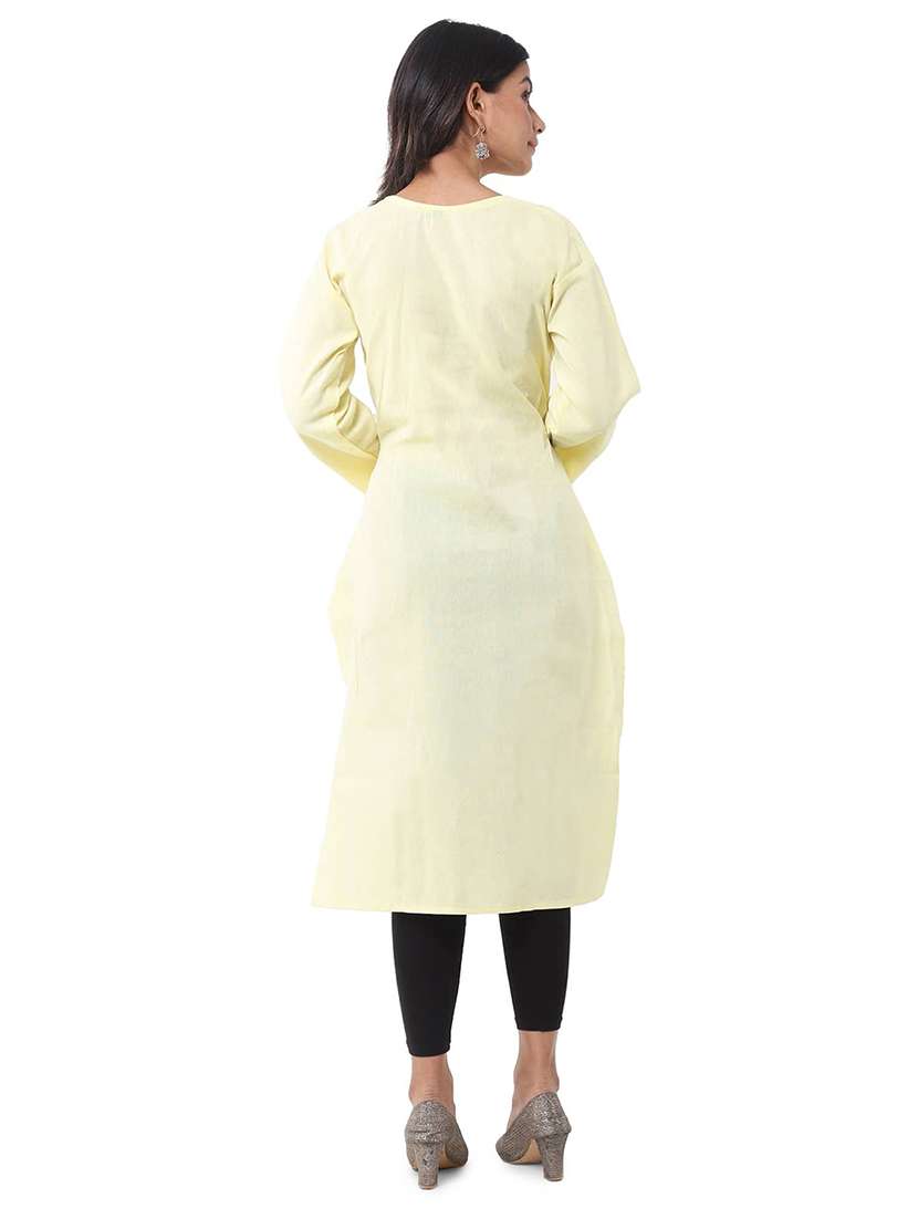 Women Pack Of 2 Cap Sleeve Straight Kurta - 22588604 -  Standard Image - 2