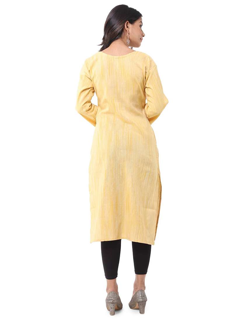 Women Pack Of 2 Three Quarter Sleeve Straight Kurta - 22588622 -  Standard Image - 7