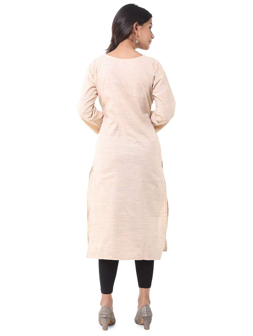multi colored cotton straight kurta - 22588681 -  Standard Image - 2