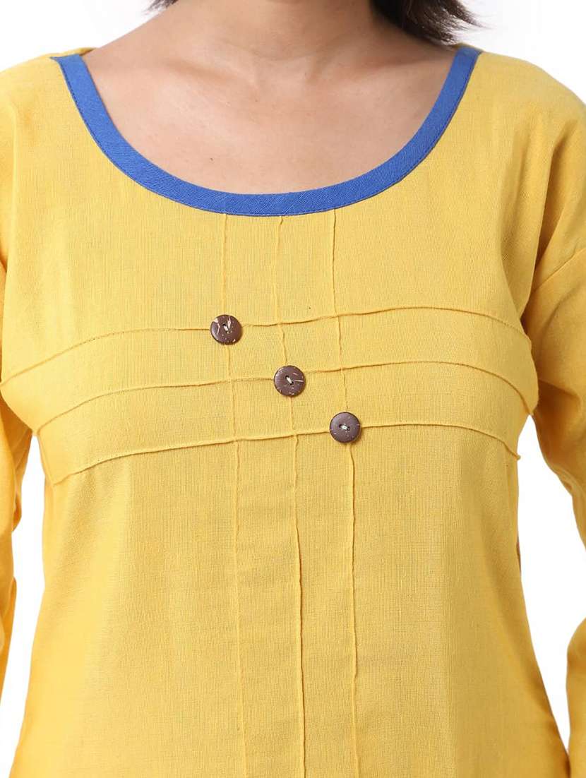 Women Pack Of 2 Solid Three Quarter Sleeves Straight Kurta - 22588694 -  Standard Image - 7