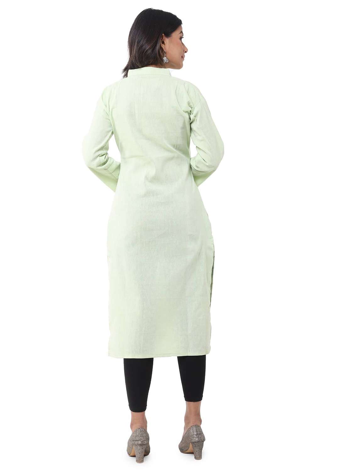 Women Pack Of 2 Three Quarter Sleeve Straight Kurta - 22588811 -  Standard Image - 2