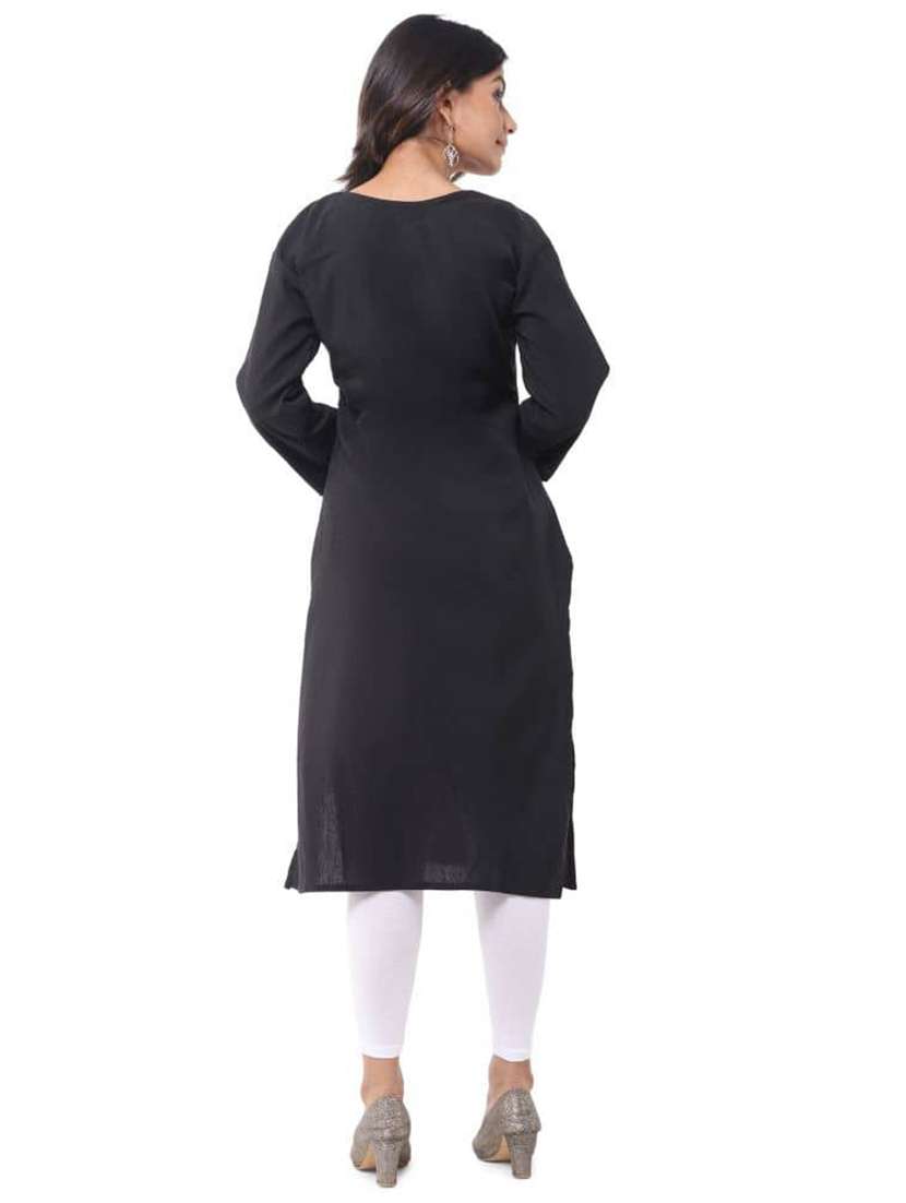 Women Pack Of 2 Three Quarter Sleeve Straight Kurta - 22588868 -  Standard Image - 2