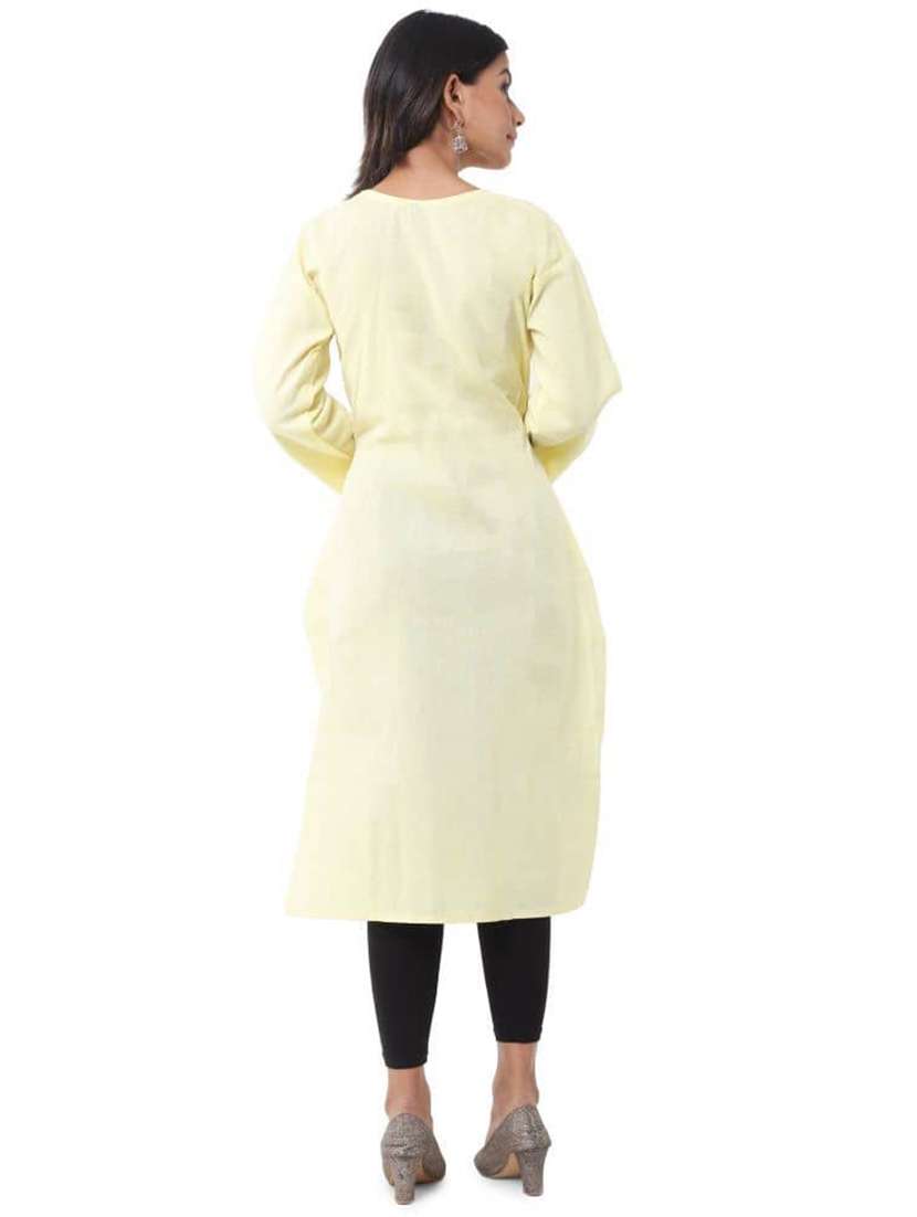 Women Pack Of 2 Three Quarter Sleeve Straight Kurta - 22588960 -  Standard Image - 2