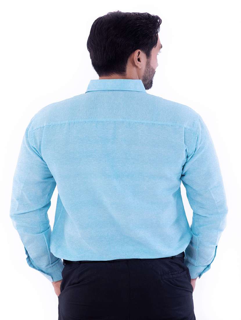 Men Pack Of 2 Solid Long Sleeves Regular Fit Shirt - 22589098 -  Standard Image - 2