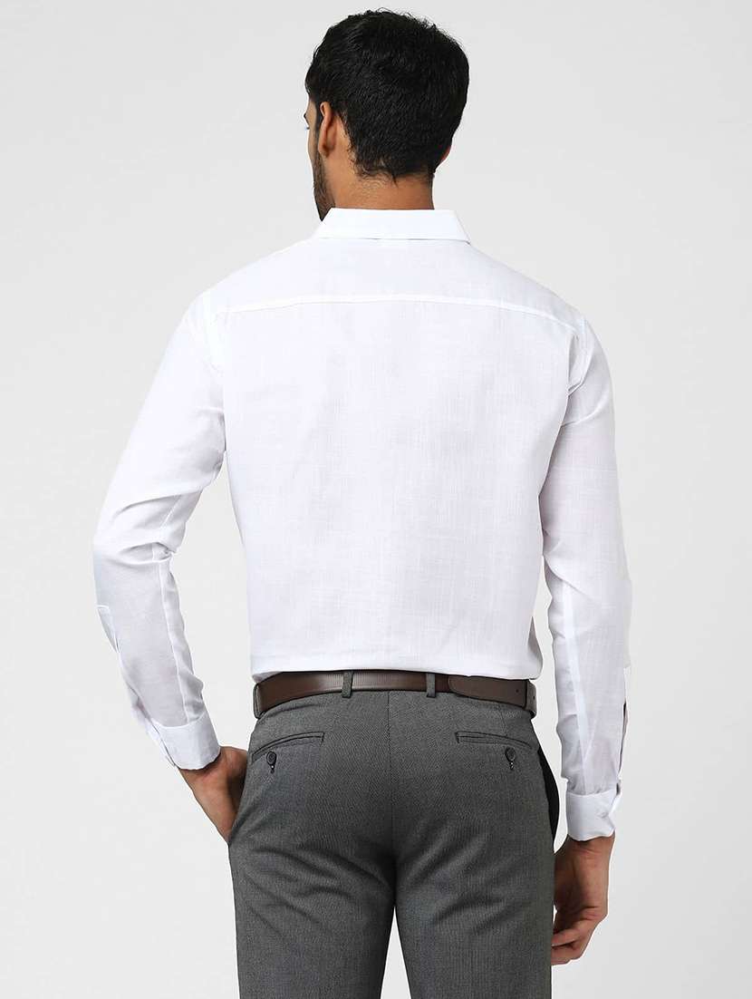 Men Solid Long Sleeves Regular Fit Shirt - 22589161 -  Standard Image - 2