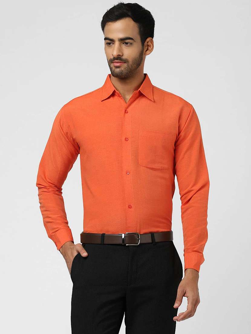 Men Pack Of 2 Solid Long Sleeves Regular Fit Shirt - 22589179 -  Standard Image - 2