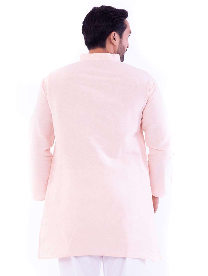 men pack of 2 solid mandarin neck kurta - 22589393 -  Standard Image - 2