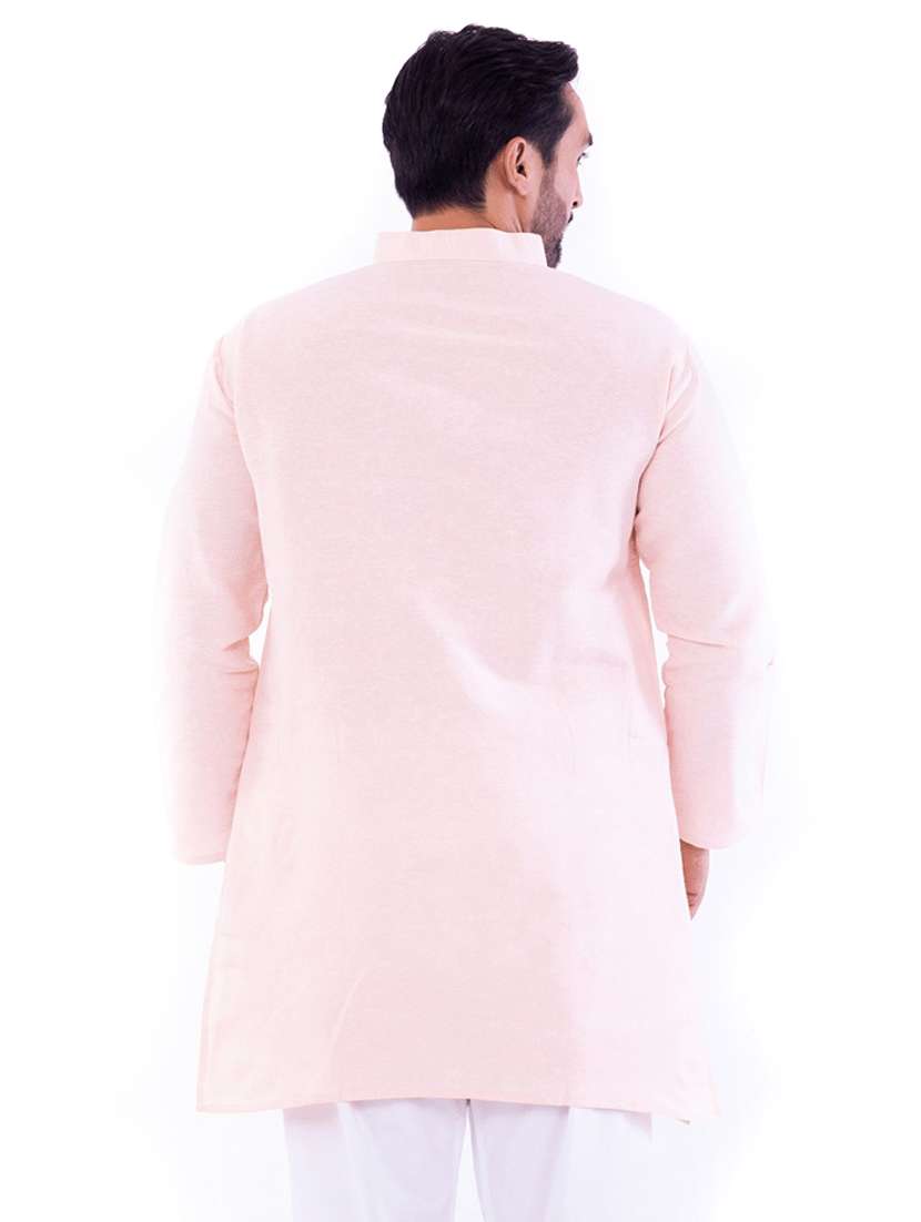 men pack of 2 solid mandarin neck kurta - 22589394 -  Standard Image - 2