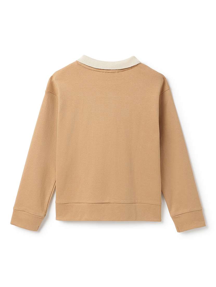 Boys Solid Long Sleeves Regular Fit T-shirt - 22589642 -  Standard Image - 2