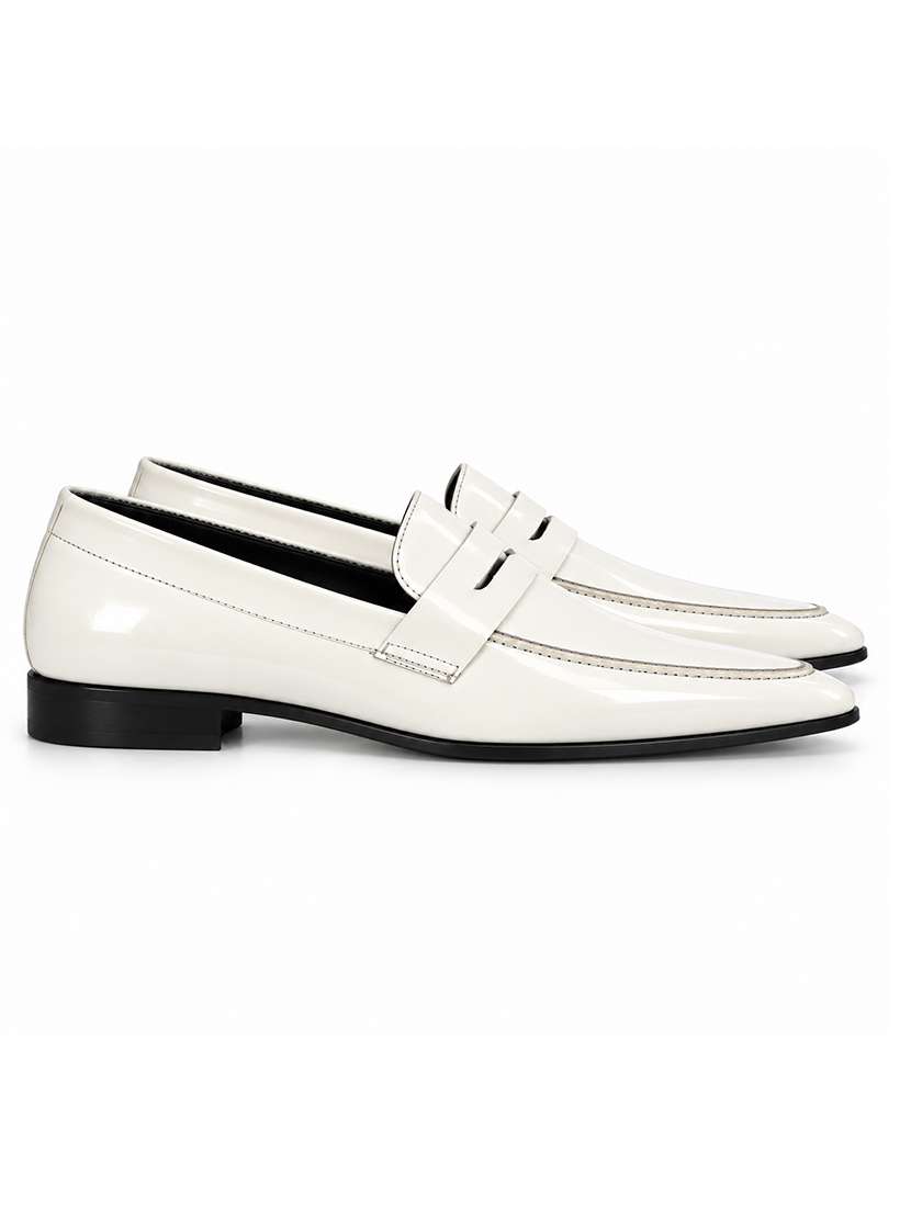 Men Solid Slip On Formal Shoes - 22589815 -  Standard Image - 2