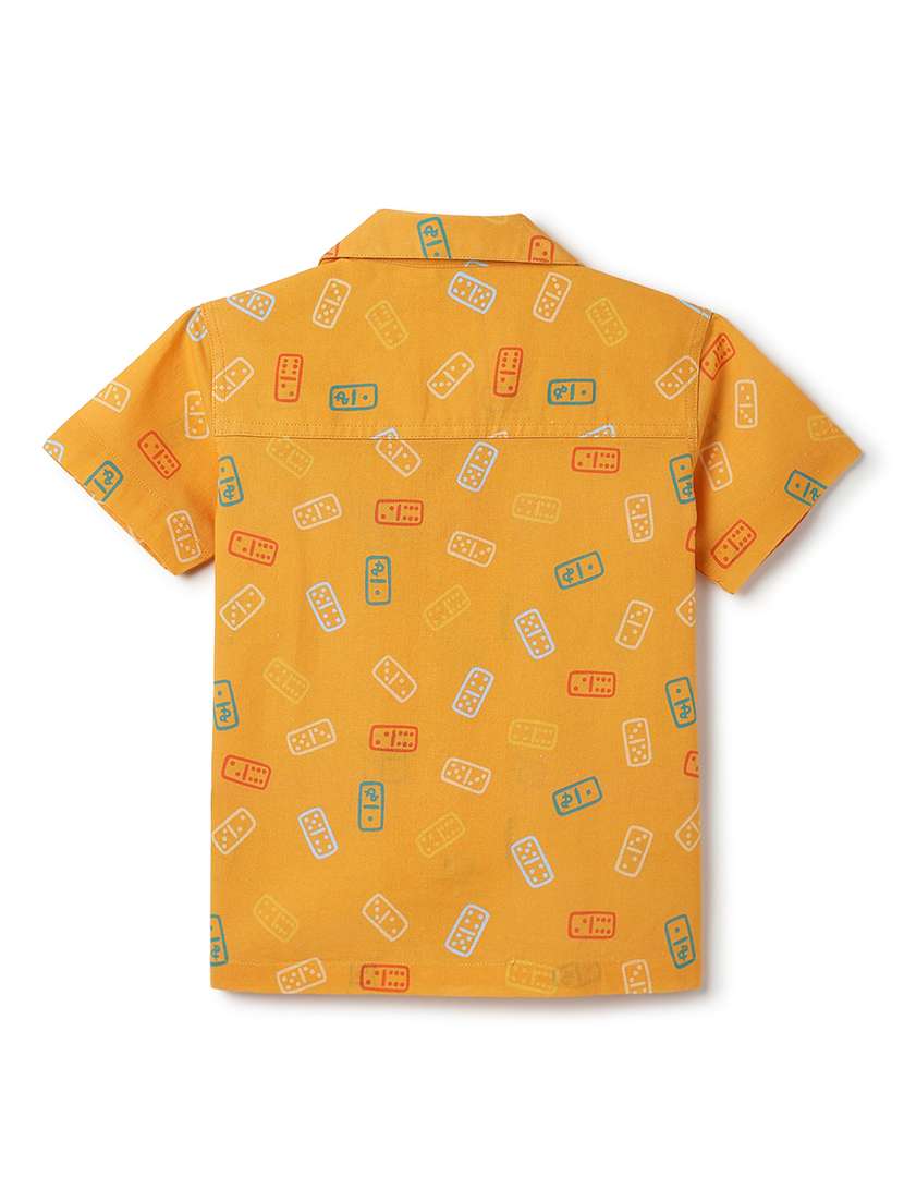 Boys Printed Short Sleeves Regular Fit Shirt - 22589972 -  Standard Image - 2