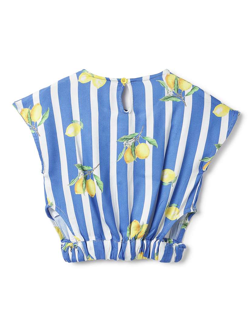 girls printed kimono sleeves regular fit top - 22590185 -  Standard Image - 2