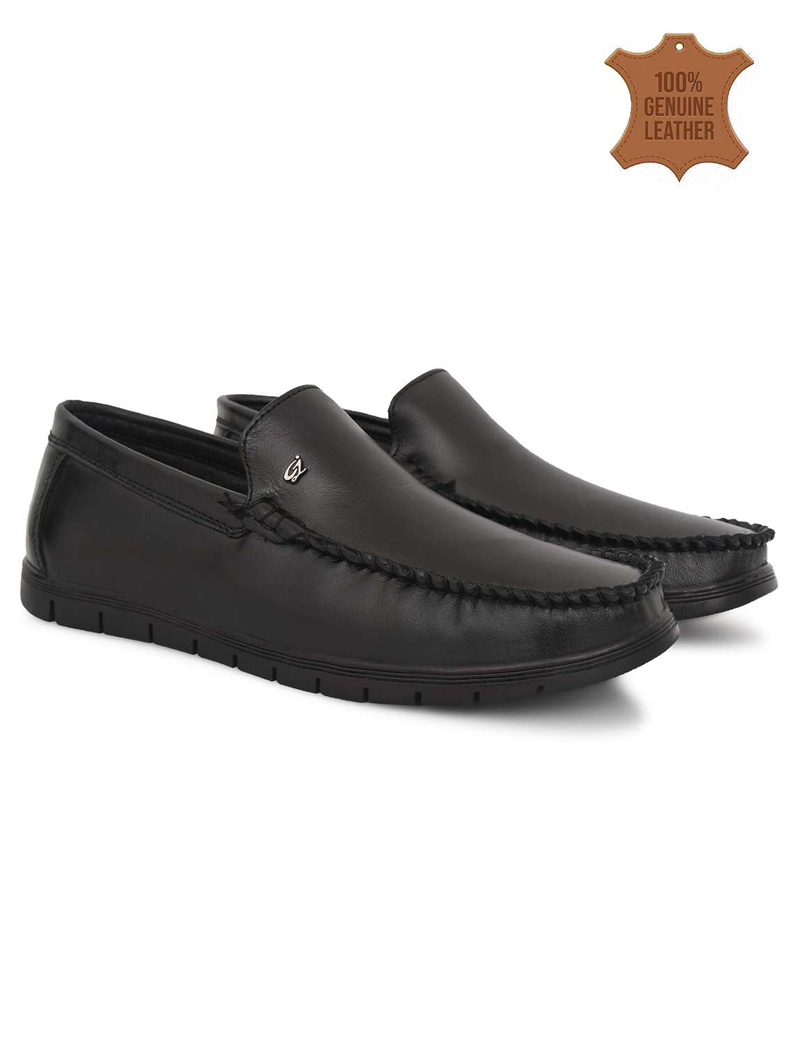 Men Solid Slip On Loafers - 22590330 -  Standard Image - 2