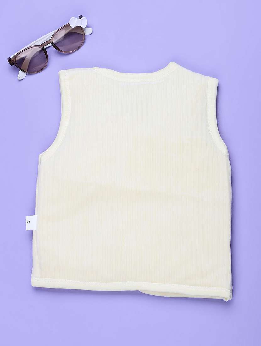 Kids Self Design Sleeveless T-shirt - 22590928 -  Standard Image - 2