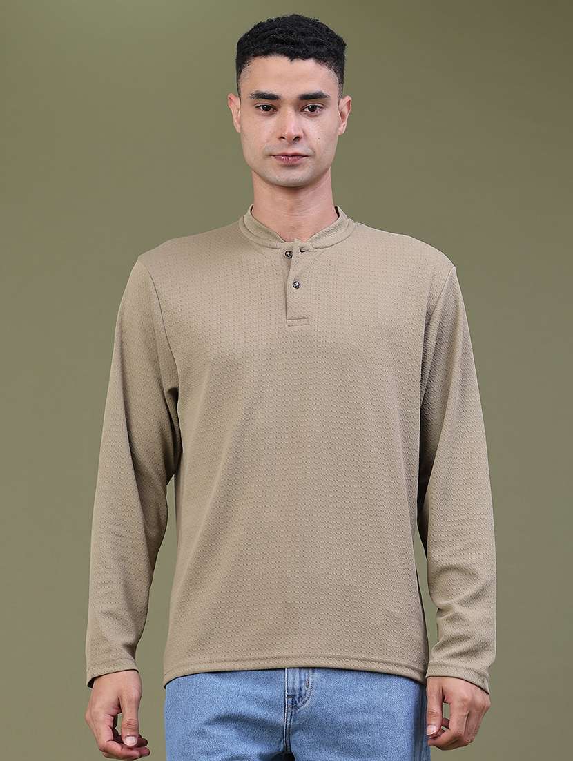 men self design long sleeve regular fit polo t-shirt - 22592156 -  Standard Image - 2