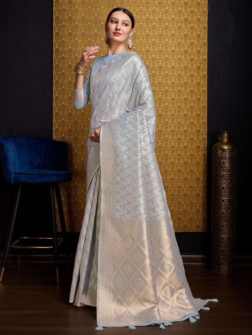 women self design bordered saree with blouse - 22592765 -  Standard Image - 2
