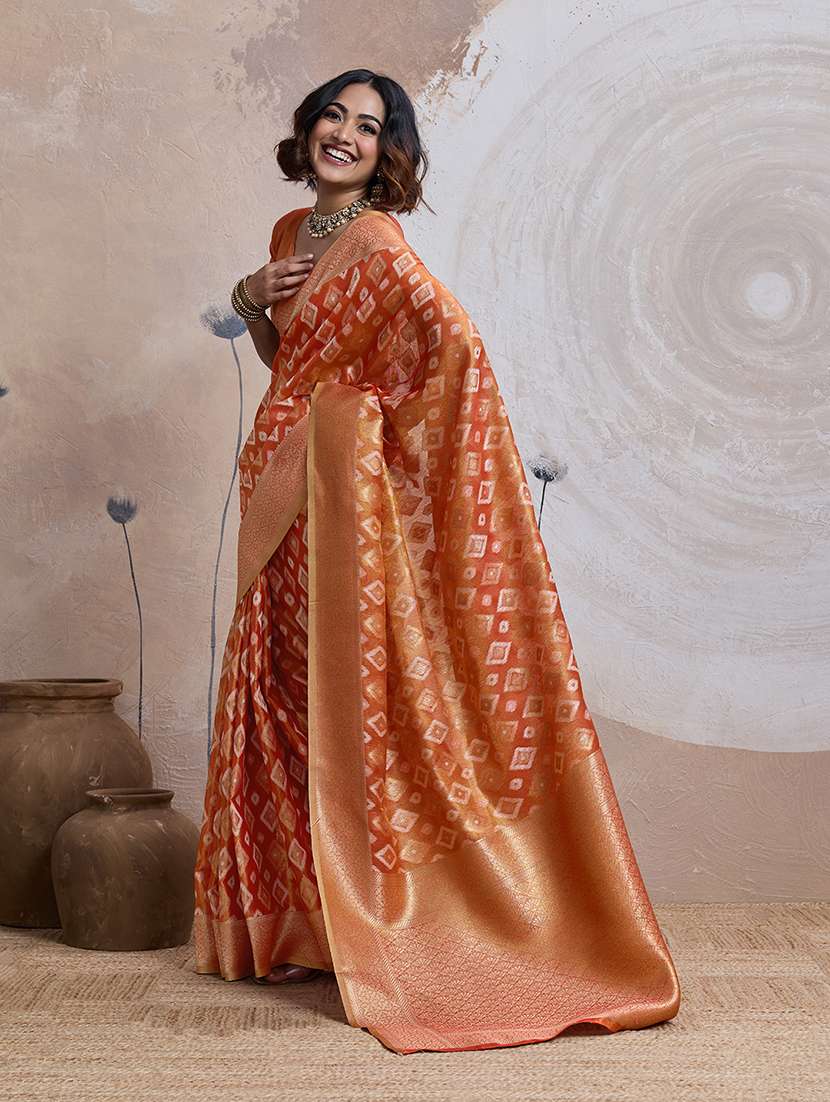 women self design patola saree with blouse - 22592897 -  Standard Image - 2