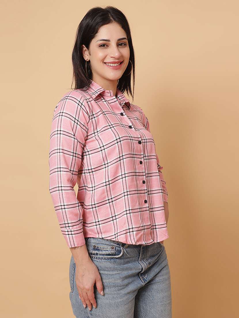 women printed long sleeves regular fit shirt - 22594212 -  Standard Image - 2