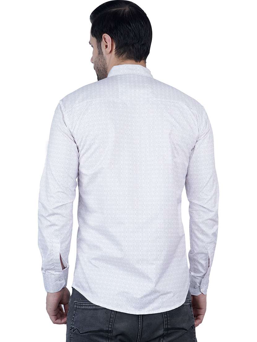 men printed long sleeve regular fit casual shirt - 22594285 -  Standard Image - 2