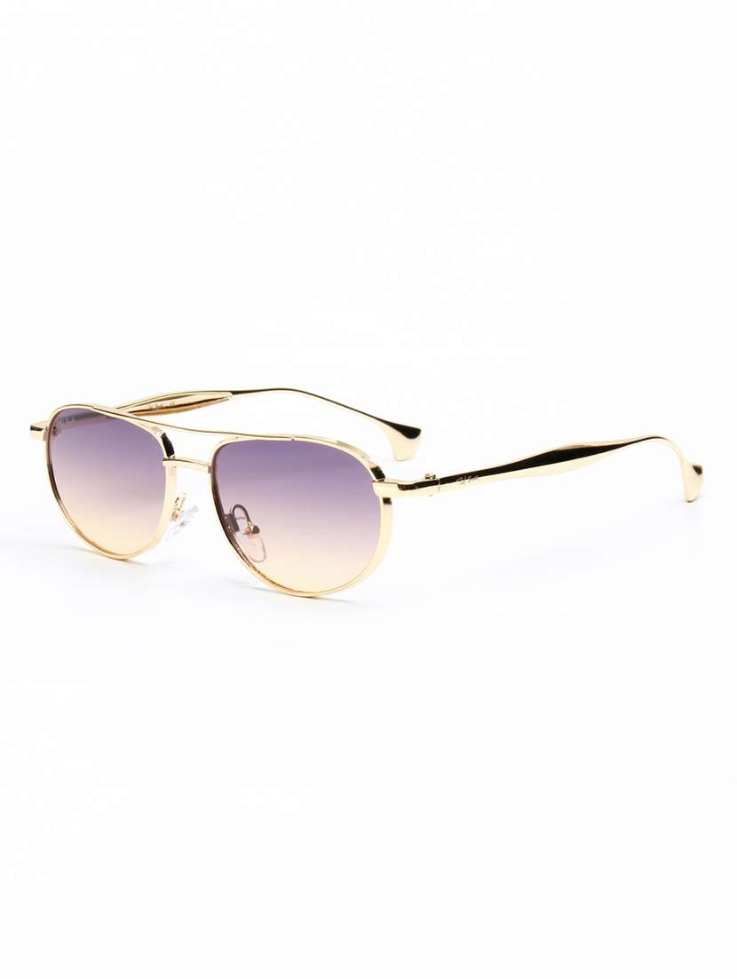 men gold full rim aviator sunglasses - 22594673 -  Standard Image - 2