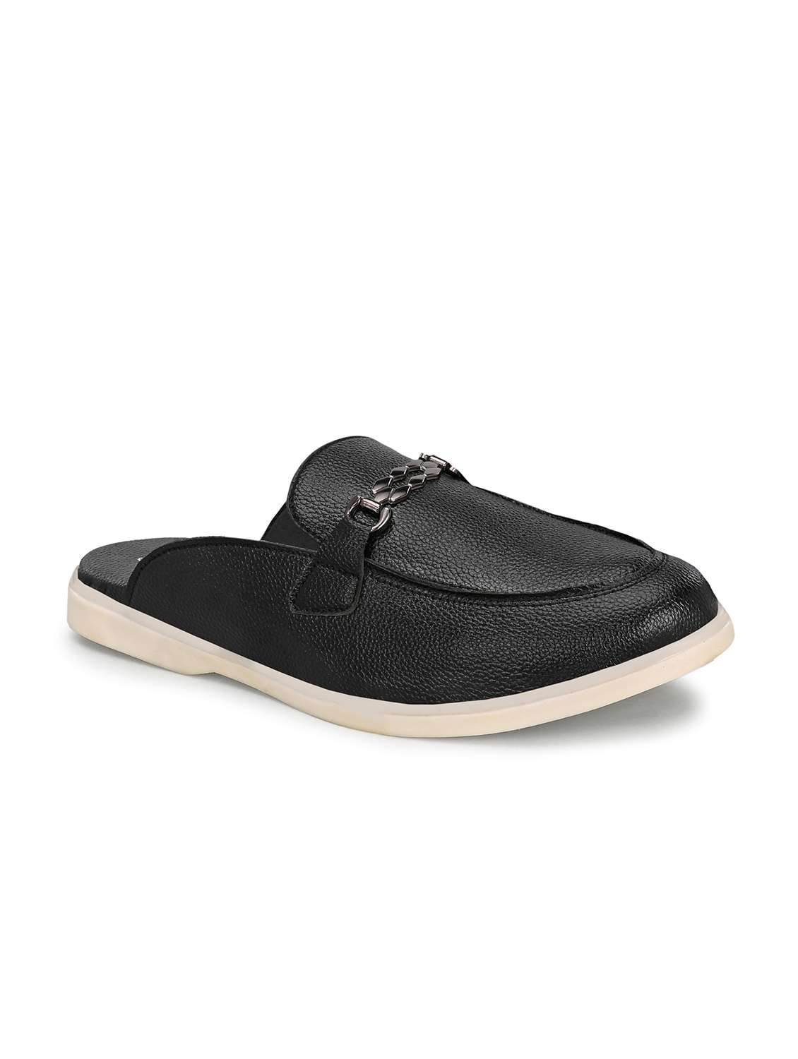 men solid slip on mule - 22594700 -  Standard Image - 2