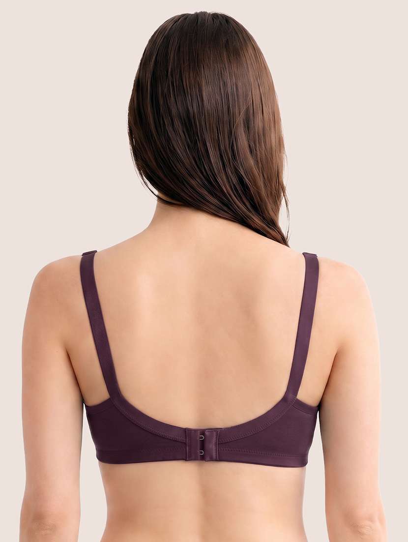 women pack of 2 solid full coverage regular bra - 22594857 -  Standard Image - 2