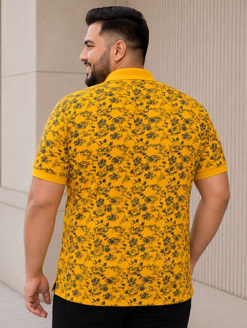Men Printed Short Sleeves Polo T-shirt - 22595305 -  Standard Image - 2