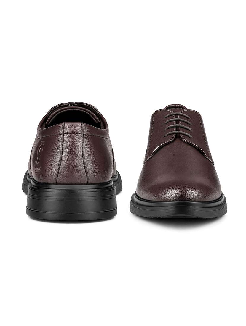 men solid lace up derby shoes - 22596111 -  Standard Image - 2