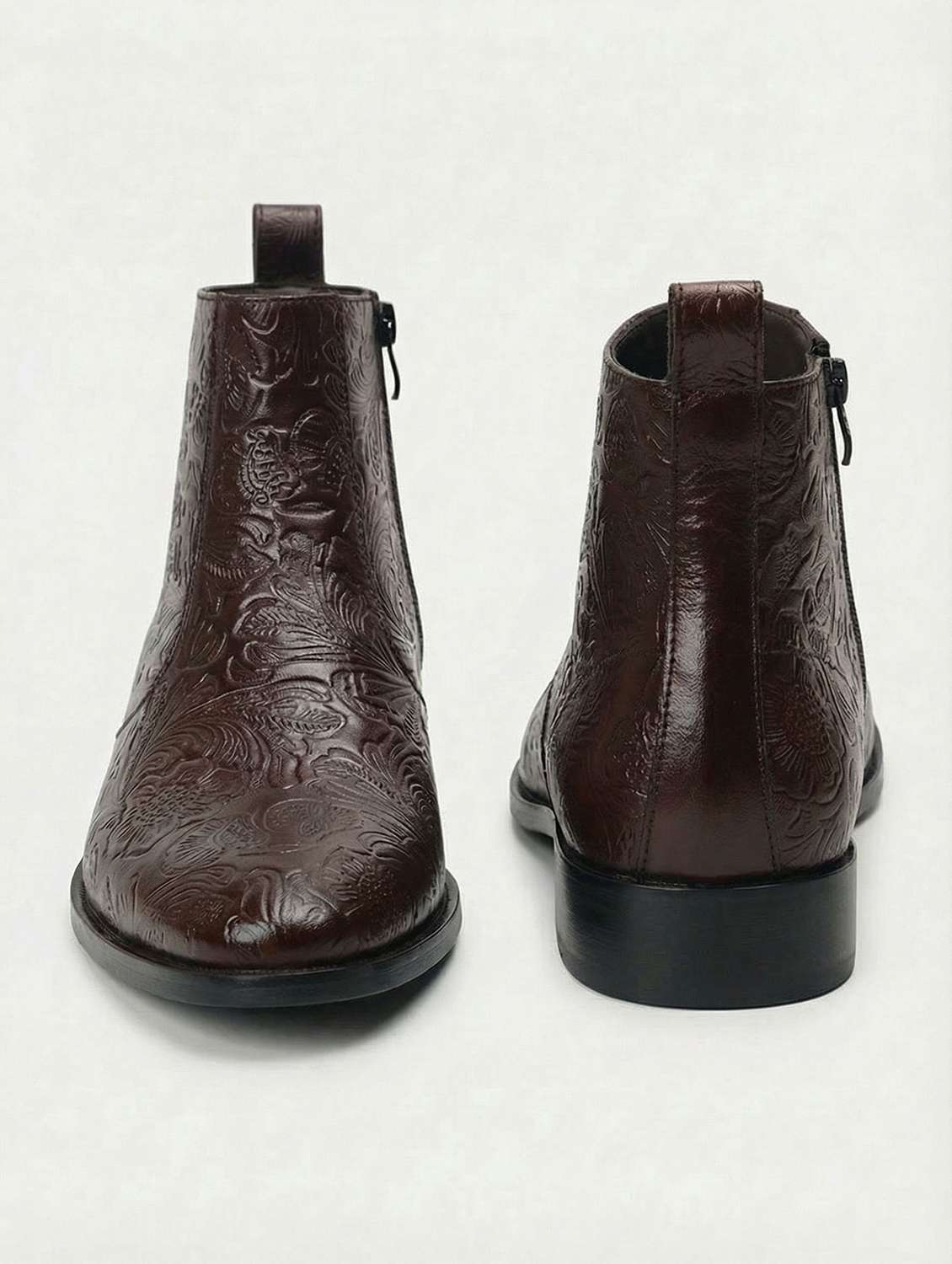 men textured high ankle boots - 22596198 -  Standard Image - 2