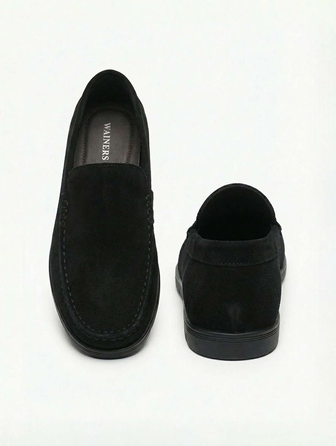 men solid slip on loafer - 22596200 -  Standard Image - 2