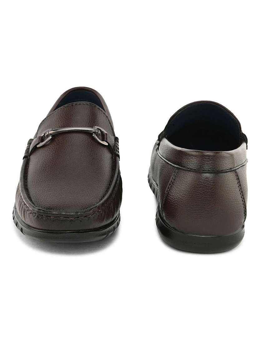 men solid slip on loafers - 22596202 -  Standard Image - 2